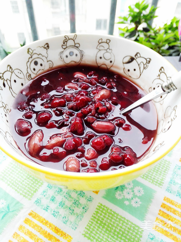 Peanuts, Black Rice and Coix Seed Congee recipe