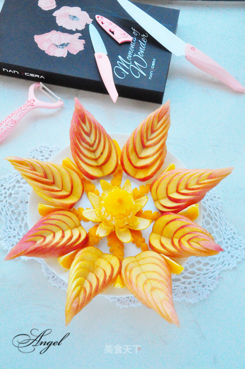 Apple Orange Fruit Platter recipe