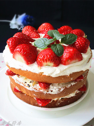 Fresh Fruit Naked Cake recipe