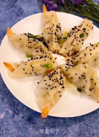 Fried Shrimp and Pork Dumplings recipe