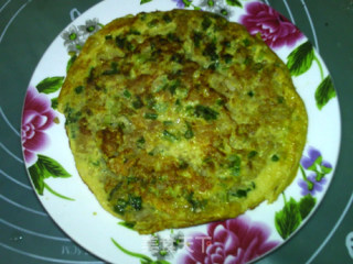 Scallion Rice Omelette recipe