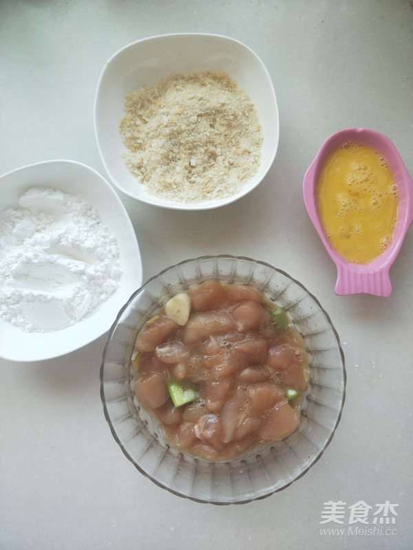 Crispy and Delicious-chicken Rice Flower recipe