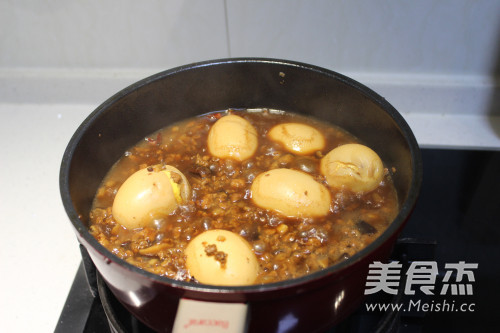 Meat-stuffed Mushroom Braised Pork Rice recipe