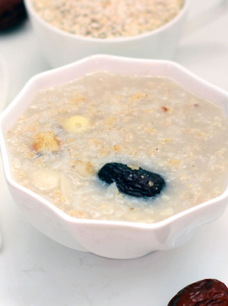 Oatmeal Lily and Lotus Seed Porridge recipe