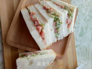 Salad#sandwich Toast recipe