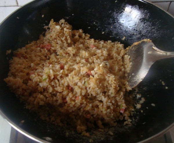 Garlic Egg Fried Rice recipe