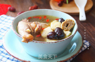 [maca and Red Dates Stewed Chicken Soup]: A Lucky Diet Soup recipe