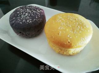 Purple Potato Hair Cake and Pumpkin Hair Cake recipe