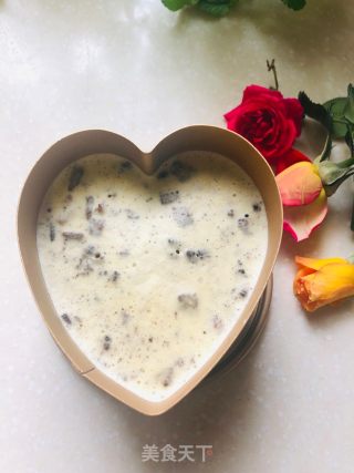 Light Fat Durian Cheese Oreo Cake recipe