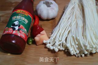 Enoki Mushroom in Tomato Sauce recipe