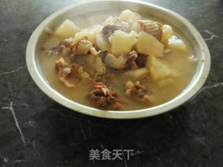 Warm Delicacy Pork Head and Radish Soup (with Dipping Sauce) recipe