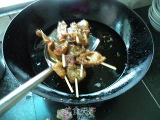 Fried Spicy Beef Skewers recipe