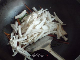 Three Shredded Eryngii Mushrooms recipe
