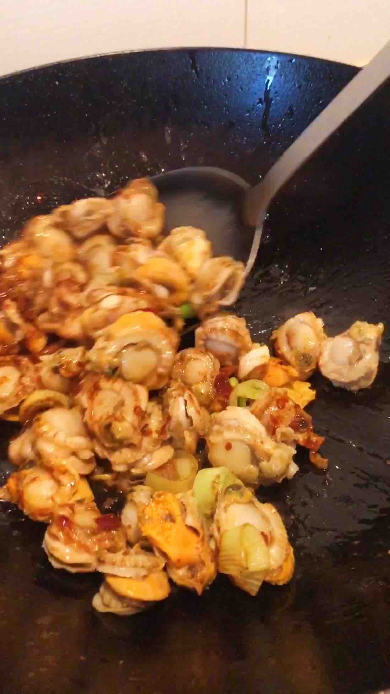 Spicy Scallop Meat recipe