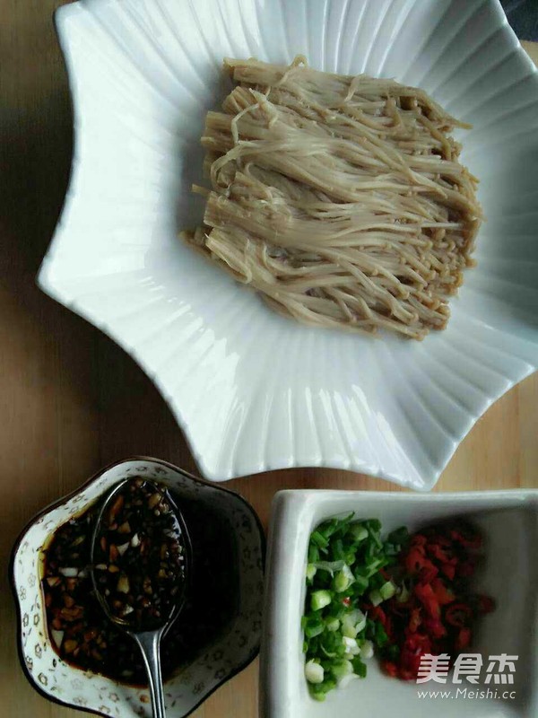 Microwave Enoki Mushroom recipe