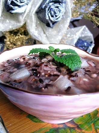 Glutinous Rice Porridge with Yam recipe