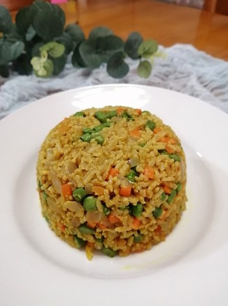 Simple and Delicious~~curry Fried Rice