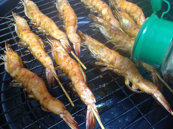 Shrimp Skewers with Cumin recipe