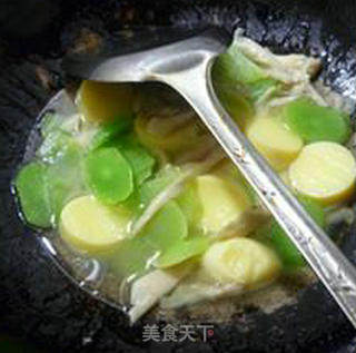 Mushroom Lettuce Japanese Tofu recipe