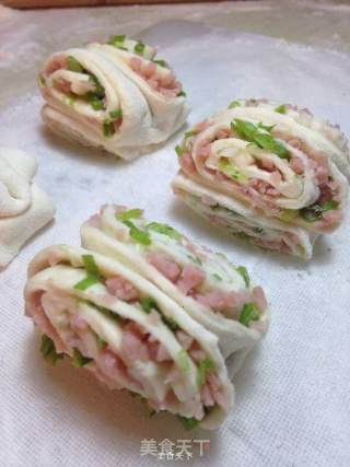 Mini Scallion Ham Hanami recipe