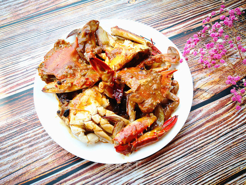 #seafood#spicy Fried Flying Crab recipe