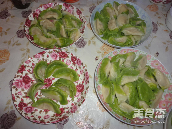 Emerald Cabbage Dumplings recipe