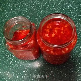 Homemade Garlic Chopped Pepper recipe