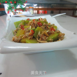 Steamed Pumpkin with Shredded Pork recipe