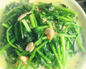 Spinach in Soup recipe