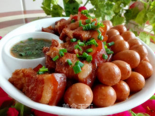 Braised Pork with Quail Eggs recipe