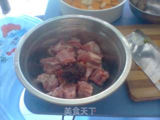 Steamed Spare Ribs with Pumpkin Powder recipe
