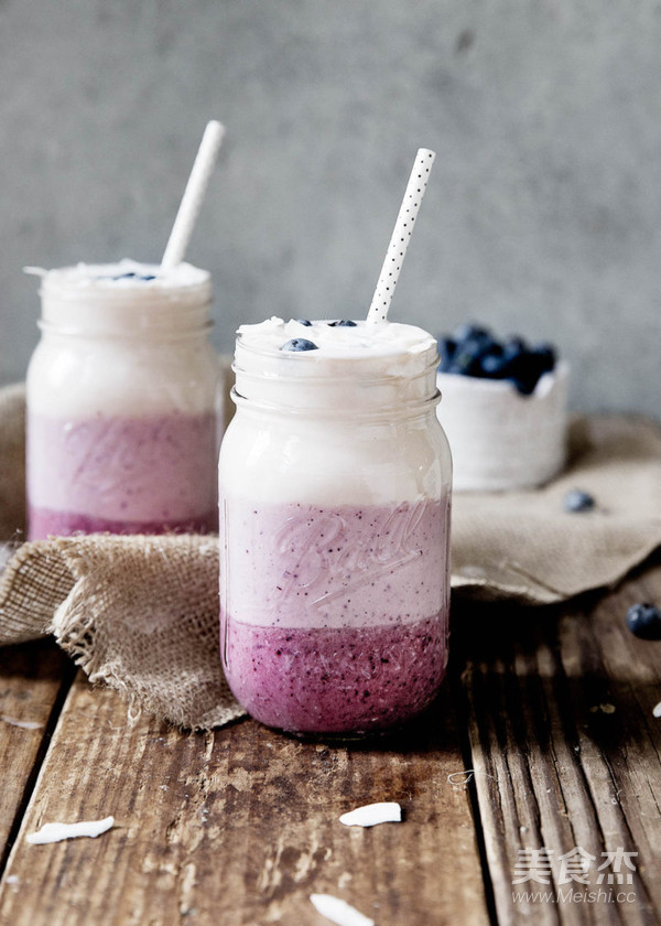 Blueberry Coconut Milkshake recipe