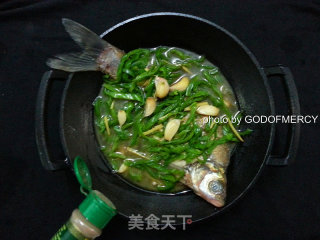 Preheating Mid-autumn Festival Banquet-braised Bream with Fresh Eyebrows recipe