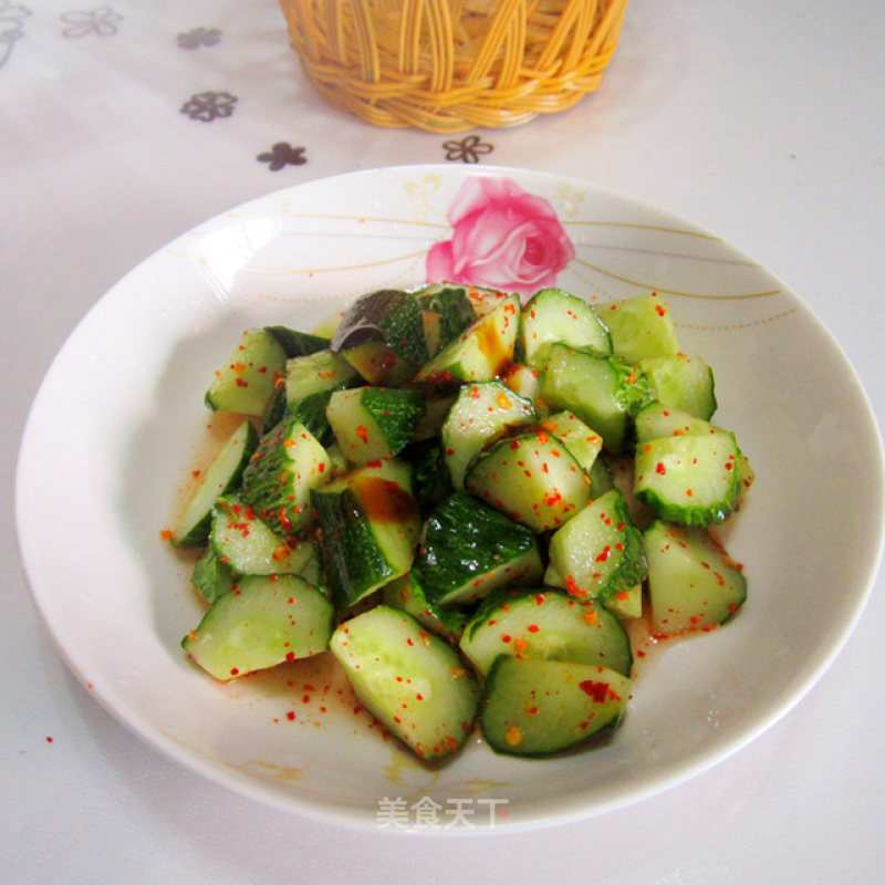 Cucumber in Oyster Sauce recipe