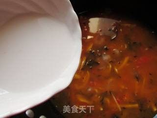 Hot and Sour Seafood Soup recipe