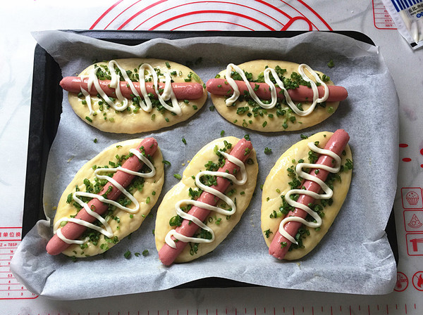 Ham and Salad Bread recipe