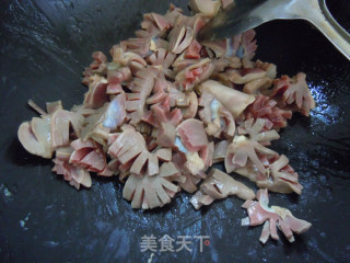 Food Diversification---fried Duck Gizzards with Egg recipe