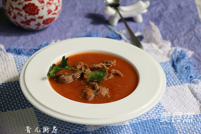 Tomato Beef Soup recipe