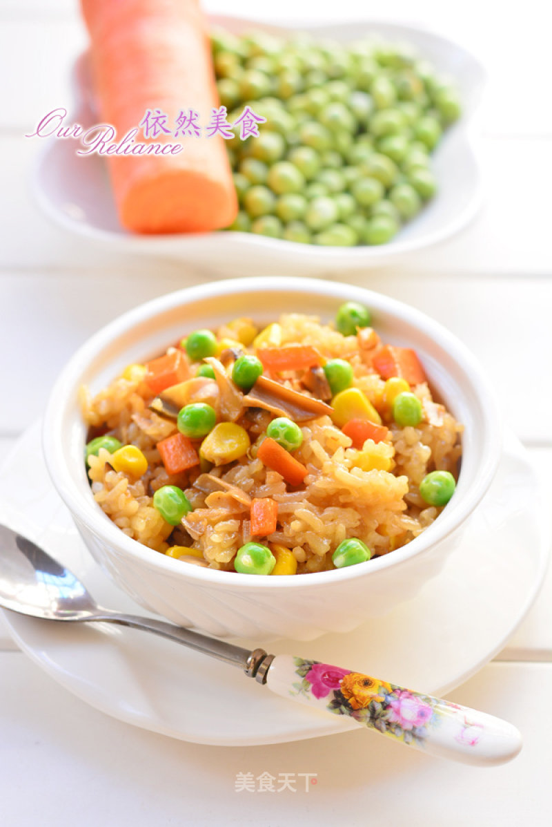 Colorful Sujin-matsutake Rice