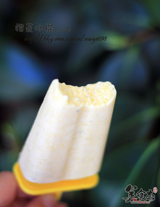 Durian Popsicles recipe