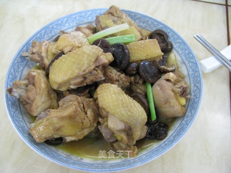 Braised Chicken with Mushrooms recipe