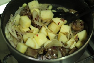 Black Pepper Apple Beef Dice recipe