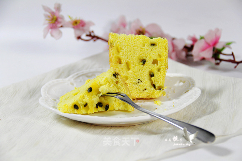 #the 4th Baking Contest and is Love to Eat Festival#passion Fruit Olive Oil Chiffon Cake recipe