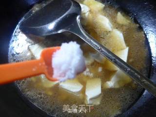 Tofu Soup with Pork Belly with Mustard recipe