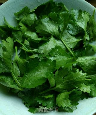 Celery Leaf Millet Pepper Thick Egg Stew recipe
