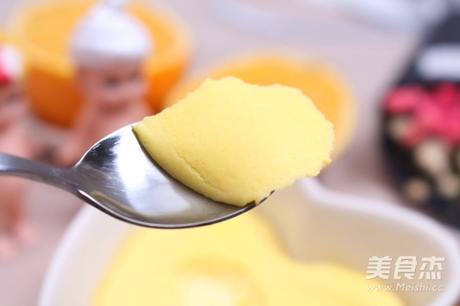 Healthy Recipes for Babies with Orange Steamed Custard recipe