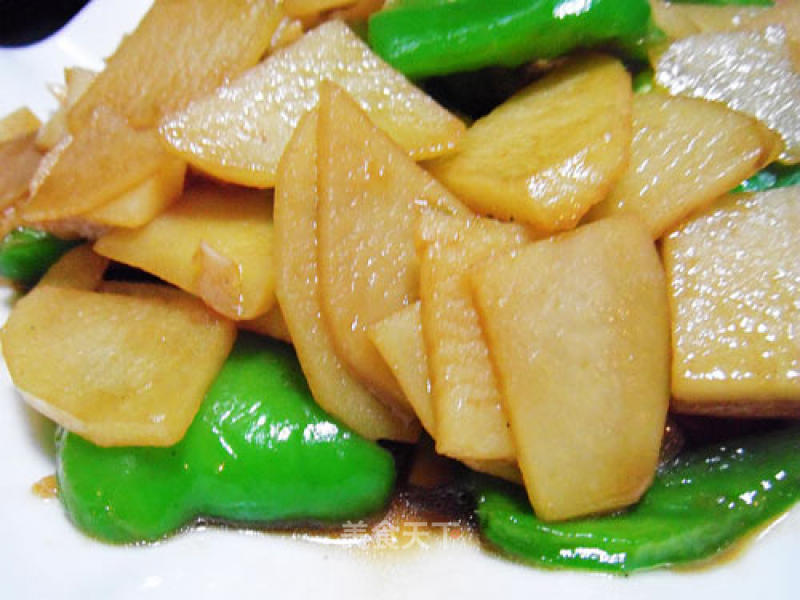 Green Pepper Potato Chips recipe