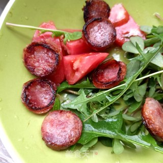 Portulaca Grilled Intestine Salad recipe