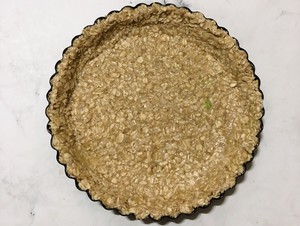 0 Oil Sugar Low Calorie Dessert | Oatmeal Avocado Tart recipe