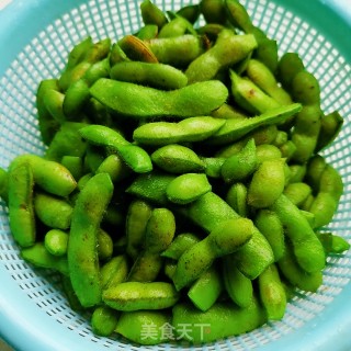 Spicy Fried Edamame recipe